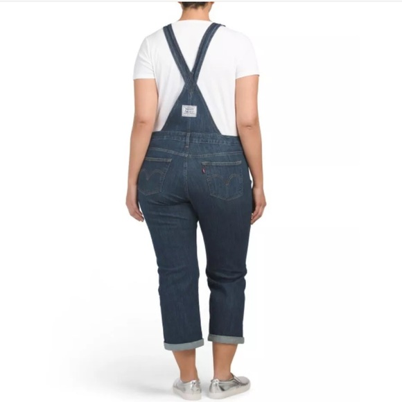 Levi’s Easy Vintage Vibe Dark Wash Overalls 20 NWT - Picture 2 of 8